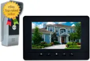 Wired Video Intercom System, 7 Inches Video Doorbell Door Phone System, HD Camer