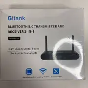 Gitank AptX HD, Hi-Fi Bluetooth 5.0 Transmitter Receiver Audiophile DAC