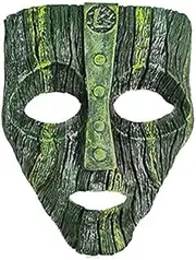 Jim Carrey Mask Movie Character Realistic Bark Latex Mask Cosplay Halloween Costume Props Masquerade Accessories Green, Green, One size