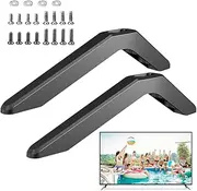 LYPPUL Universal TV Pedestal Feet, Stand Mount Legs, Base Replacement With Screws, Table Desk Stand for Most 32''-75'' Plasma Flat Screen TVs