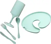 KNORK 5 Piece Set Ultimate Eco Favor Party Bundle, Mint