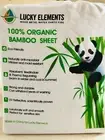 100% Luxury Organic Bamboo Sheet Set For Double Bed Soft Antisweat Cool Grey