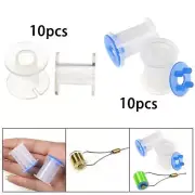 10x Fly Tying Bobbin Spools Standard Fly Tying Material Supplies Thread Bobbins