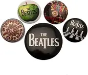 Pyramid International BP80476 The Beatles White Badge, Multi-Colour, 10 x 12.5 x 1.3 cm