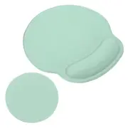 Gel Mouse Pad with Wrist Rest, Ergonomic Mouse Pad with Coaster, Green