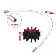 Brush head Flexible Nylon Chimney Sweeping 4 inch Flue Cleaning System