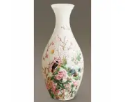 3D Puzzle - 160pc Vase (Translucent Flowers and Birds)