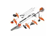 MTM 62CC Pole Chainsaw Brush Cutter Whipper Snipper Hedge Trimmer Saw Petrol Multi Tool
