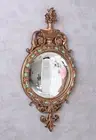 Wall Mirror Antique Mirror Convex Round Deco Mirror Baroque Mirror Kaminspigel