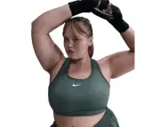 Nike Plus Size Active Medium-Support Padded Logo Sports Bra, 2X