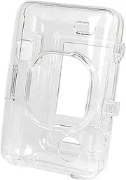 Ronyme Rigid Rigid PVC Crystal Crystal Crystal Case, Portable ion Case with Removable Rainbow Shoulder, Mini Liplay