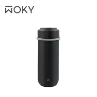 在飛比找博客來優惠-【WOKY 沃廚】輕量隨行陶瓷保溫瓶260ML黑色