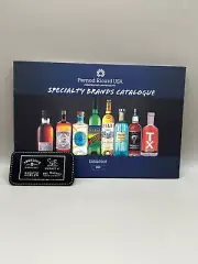Aberlour Scotch, Del Maguey Mezcal, Monkey 47 Gin Pin Badge and Brand Guide Book
