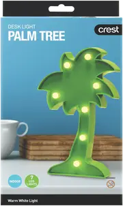 Crest Novelty Desktop Palm Tree Light