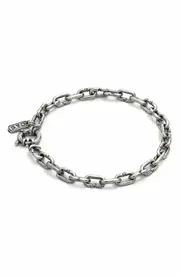 Degs & Sal Men's Sterling Silver Lock Chain Bracelet at Nordstrom One Size