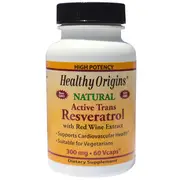 Healthy Origins Fermented Resveratrol -- 300 mg - 150 Veggie Caps