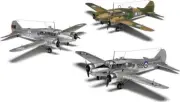 Avro Anson Mk.I Aircraft with 3 Schemes1/48 Level 3 Plastic Model Kit by Airfix