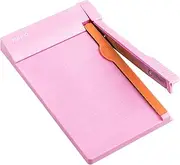 Precision 6inch Paper Trimmer Guillotine Photo Cutter for Card Cardstock Laminated Paper Craft Project - Pink