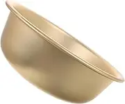 Didiseaon Aluminum Vegetable Washing Basin Large Capacity Round Deep Bowl for Fruits Salad Snacks Metal Kitchen Container Smooth Lightweight Portable Design