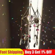 Crystal Wind Chime Pendant Home Decor Hanging Drop Outdoor Garden Windchimes New