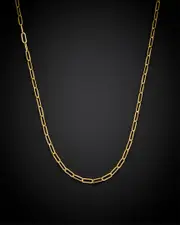 14K Paperclip Link Necklace