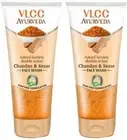 VLCC Ayurveda Fairness Double Action & Kesar Face Wash 100 ml | Pack of 2