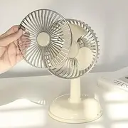 YZYOE Rechargeable Desktop Small Fan, Portable Outdoor Camping Fan, 2 Modes, Suitable for Going Out, Work, Study, etc.
