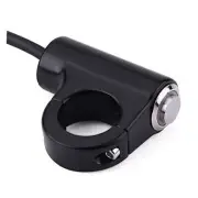 Motorcycle Switch Push Button, 78 22mm B Style Self-Locking Button With Light