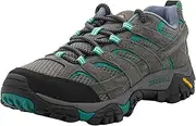 [MERRELL] Women's Moab 2 Vent Hiking Shoe, Granite/Aqua 7.5 US