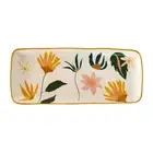 Urban Peach/Green Cassia Floral 36cm Ceramic Platter Kitchen/Home Serving Plate
