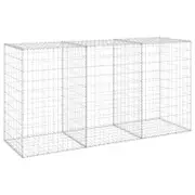 Gabion Wall With Covers Galvanised Steel 200X60x100 Cm Gabion Baskets