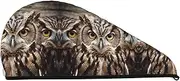 GDSHJKLW Owl Birds Drying Hair Caps Super Absorbent Soft Hair Drying Towel Quick Dry Coral Velvet Hair Drying Cap Hair Turban for Women Wet Hair Long Thick Hair