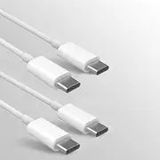 1.5M (4.92ft) Double-Head Type C Data Cable Dual Interface Mobile Phone Mutual Charging & Copying Transmission Connection OTG Reverse Charging CTOC ad TYP C Round Port USB C for Tablet Notebook (2)
