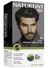 Naturtint 1N Black Mens Permanent Hair Color for Hair Beard and Mustache (Pac...