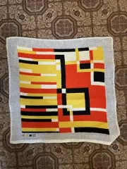 Finished Needlepoint Tetris Completed 15"x15"