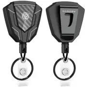 Heavy Duty Retractable Keychain with Belt Clip, Retractable Badge Holders wit...
