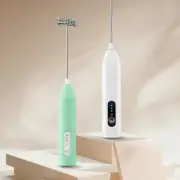 Handheld Milk Frother Frothy Coffee Electric Whisk Mixer Mini Kitchen Egg B S3A2