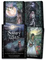 SOLITARY WITCH ORACLE Kit Card Deck Cards Book Magic Witchcraft Tarot Boxed Set