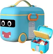 Formula Milk Powder Dispenser - Formula Powder Dispenser with Carry Handle | Formula A Container of Cars to Travel, Portable Space for Sugar, Cocoa Powder,