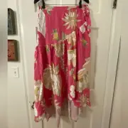 Cynthia Rowley Floral Wrap Skirt