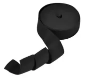 38mm Flat Braided Black Elastic 1m Sewing FREE POST C54-1 AUSSIE SELLER
