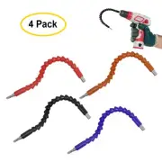 4 Drill Bit Flexible Extension Lightweight Portable Screwdriver