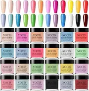 24-Color Nail Crystal Powder Set Nail Art Crystal Powder Kit Long-Lasting Vibrant 10g*24 for Acrylic Nails Extension Carving