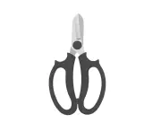 Garden flower scissors, stainless steel flower scissors, strong flower branches and leaves-black
