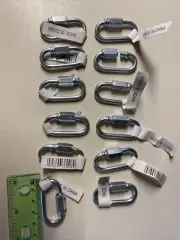 Lock Quick Link Chain Connector Steel Screw Lock Carabiner 4M Or 40mm