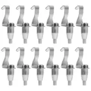 12 Pcs Adjustable Hang Hook Wire Picture Rail Line Code Locking Device Travel