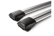 Yakima Rail Bar Silver Roof Rack Pair for Raised Rails S52Y - 8050208
