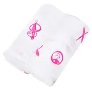 2PK Matchstick Monkey Organic Cotton Baby/Child Muslin Swaddle 120cm Blanket PNK
