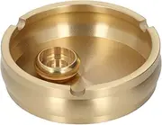 Brass Ashtrays for Cigarettes, Handmade Vintage Decorative Smoking Accessories for Smokers Home Patio Office Indoor Outdoor Men Women