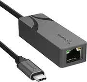 SABRENT USB C to 2.5Gbps Ethernet Adapter, High-Speed USB C to LAN Adapter (RJ45), Aluminum Portable Network Adapter for MacBook Pro/Air, iPad Pro (2018 & Later), Windows, Linux (NT-25GA)